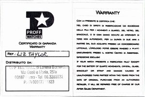 PROFF BY PAOLO VERMIGLI LIZ TAYLOR EDIZIONE LIMITATA N. 01/48  - Asta Orologi - Associazione Nazionale - Case d'Asta italiane