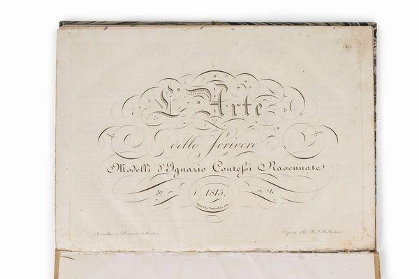 Ignazio Contessi : L'arte dello scrivere  - Asta Libri, Autografi e Stampe - Associazione Nazionale - Case d'Asta italiane