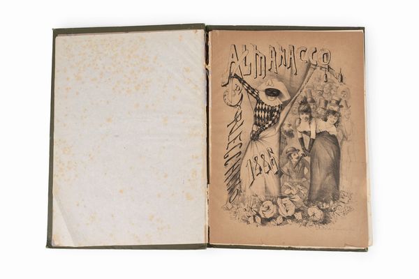Almanacco dell'Arlecchino. Diretto e redatto da Alberto Landi. Album.  - Asta Libri, Autografi e Stampe - Associazione Nazionale - Case d'Asta italiane