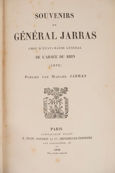 Louis Salamon : Mémoires inédits de l'Internonce a Paris pendant la révolution 1790 - 1801  - Asta Libri, Autografi e Stampe - Associazione Nazionale - Case d'Asta italiane