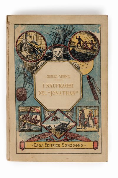 JULES VERNE : I naufraghi del Jonathan. Traduzione italiana di Maria Borchetta.  - Asta Libri, Autografi e Stampe - Associazione Nazionale - Case d'Asta italiane