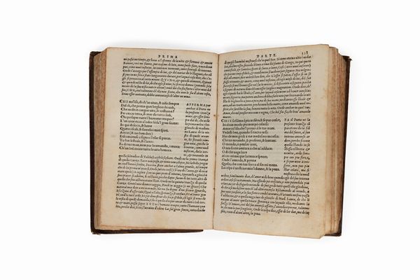 Petrarca, Francesco : Il Petrarcha, con l'espositione d'Alessandro Vellutello; di novo ristampato con piu cose utili in varii luoghi aggiunte.  - Asta Libri, Autografi e Stampe - Associazione Nazionale - Case d'Asta italiane