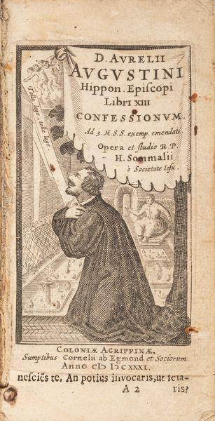Agostino Aurelio, santo : Confessionum  - Asta Libri, Autografi e Stampe - Associazione Nazionale - Case d'Asta italiane