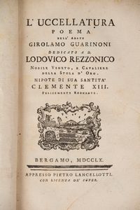 Girolamo Guarinoni - Uccellatura