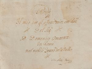 Domenico Cimarosa,, - Rondò Il mio cor gl'affetti miei... - Ho perduto il bel Sembiante - Se ti perdo amato bene - Si vuol saper chi sono