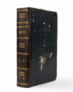 Domenico Mamone Capria : Elementi di chimica filosofica - sperimentale  - Asta Libri, Autografi e Stampe - Associazione Nazionale - Case d'Asta italiane