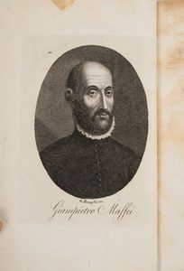 Giovanni Pietro Maffei : Le Istorie dell'Indie Orientali. Tradotte di latino in lingua toscana da M. Francesco Serdonati  - Asta Libri, Autografi e Stampe - Associazione Nazionale - Case d'Asta italiane