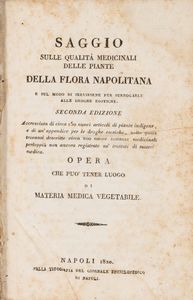Michele Tenore - Saggio sulle qualità medicinali delle piante della flora napolitana