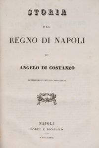 Andrea Cacciatore - Esame della Storia del Reame di Napoli di Pietro Colletta dal 1794 al 1825;  Storia del Regno di Napoli.