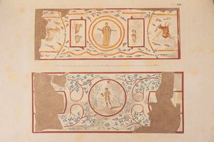 Giovanni Battista De Rossi : Roma sotterranea cristiana  - Asta Libri, Autografi e Stampe - Associazione Nazionale - Case d'Asta italiane