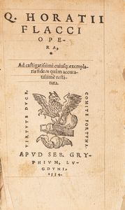 Orazio, Flacco Quinto - Opera