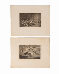 Goya y Lucientes, Francisco de : Que sacrificio!  - Asta Libri, Autografi e Stampe - Associazione Nazionale - Case d'Asta italiane