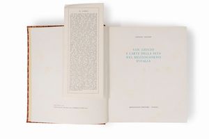 Giovanni Tescione : San Leucio e l'arte della seta nel mezzogiorno d'Italia  - Asta Libri, Autografi e Stampe - Associazione Nazionale - Case d'Asta italiane