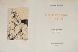 Franco  Gentilini, : Un inverno a Parigi  - Asta Libri, Autografi e Stampe - Associazione Nazionale - Case d'Asta italiane