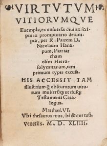 Nicola di Hanappes - Virtutum Vitiorumque Exempla