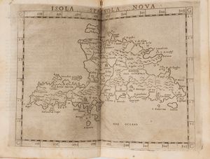 Tolomeo, Claudio : La geografia […] nuovamente tradotta di greco in italiano, da Girolamo Ruscelli  - Asta Libri, Autografi e Stampe - Associazione Nazionale - Case d'Asta italiane