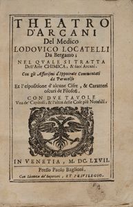 Lodovico Locatelli - Theatro d'Arcani nel quale si tratta dell'arte chimica & suoi arcani