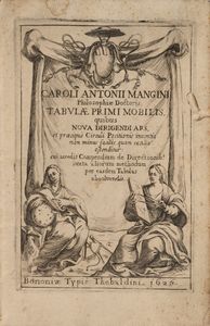 Carlo Antonio Mangini - Tabulae Primi Mobilis