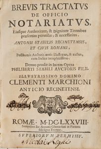 Antonio Stabili - Brevis Tractatus De Officio Notariatus