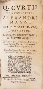 Curzio Rufo, Quinto - De rebus gestis Alexandri Magni Regis Macedonum