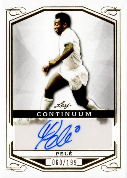 Pelé : Brasile - Leaf Continuum 60/199  - Asta Pop Culture / Memorabilia e Card - Associazione Nazionale - Case d'Asta italiane