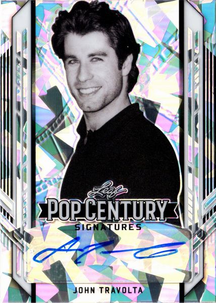 John  Travolta : Leaf Pop century Crystal Refractor 19/20  - Asta Pop Culture / Memorabilia e Card - Associazione Nazionale - Case d'Asta italiane