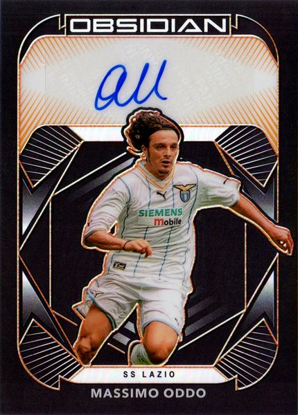 Massimo  Oddo : Lazio - Panini Obsidian Auto Electric Etch Orange 33/50  - Asta Pop Culture / Memorabilia e Card - Associazione Nazionale - Case d'Asta italiane