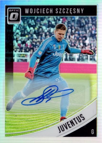 Wojciech  Szczesny : Juventus � Panini Donruss Optic Silver Prizm  - Asta Pop Culture / Memorabilia e Card - Associazione Nazionale - Case d'Asta italiane