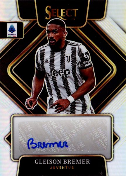 Gleison  Bremer : Juventus - Panini Select Serie A Silver Prizm  - Asta Pop Culture / Memorabilia e Card - Associazione Nazionale - Case d'Asta italiane