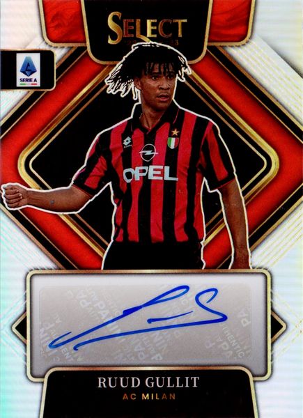 Ruud  Gullit : Milan - Panini Select Serie A  - Asta Pop Culture / Memorabilia e Card - Associazione Nazionale - Case d'Asta italiane