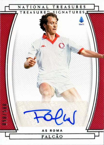 Falcao : Roma - Panini National Treasures 90/500  - Asta Pop Culture / Memorabilia e Card - Associazione Nazionale - Case d'Asta italiane