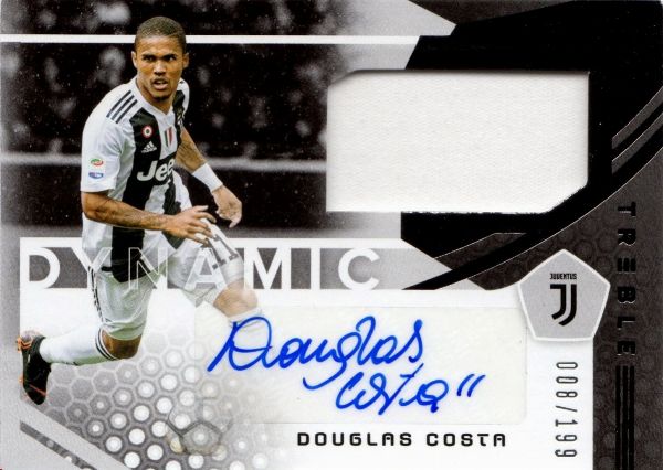 Douglas  Costa : Juventus - Panini Treble Patch 8/199  - Asta Pop Culture / Memorabilia e Card - Associazione Nazionale - Case d'Asta italiane