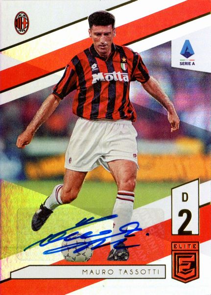 Mauro  Tassotti : Milan - Panini Chronicles Elite  - Asta Pop Culture / Memorabilia e Card - Associazione Nazionale - Case d'Asta italiane