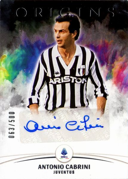 Antonio  Cabrini : Juventus - Chronicles Origins Serie A 63/500  - Asta Pop Culture / Memorabilia e Card - Associazione Nazionale - Case d'Asta italiane