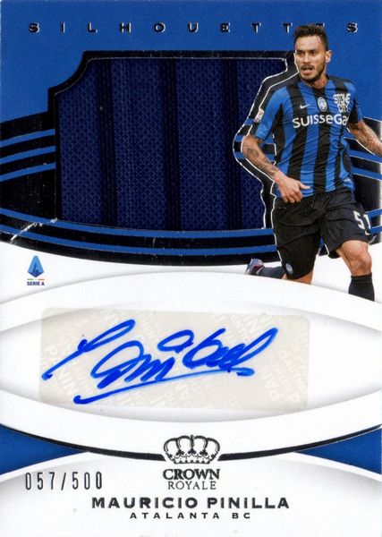Mauricio  Pinilla : Atalanta - Panini Chronicles Jersey Crown Royale Card 57/500  - Asta Pop Culture / Memorabilia e Card - Associazione Nazionale - Case d'Asta italiane