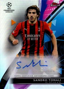 Sandro  Tonali - Milan - Topps Finest UCL