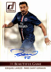 Ezequiel  Lavezzi - PSG - Panini Donruss The Beautiful Game