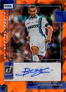 Giuseppe  Bergomi - Inter - Panini Donruss Optic Orange Cracked Ice