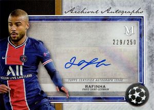Rafinha - PSG - Topps Museum Collection UEFA Champions League Archival 229/250