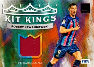 Robert  Lewandowski - Barcellona – Panini Donruss Kit Kings Jersey Relic