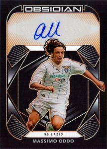 Massimo  Oddo - Lazio - Panini Obsidian Auto Electric Etch Orange 33/50