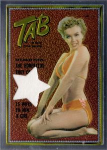 Marilyn  Monroe - Game Used Bed Sheet Relic Card (Christies Auction)