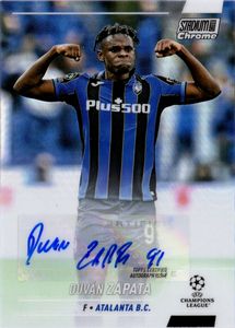 Duvan  Zapata - Atalanta - Topps Stadium Club Chrome UEFA Refractor
