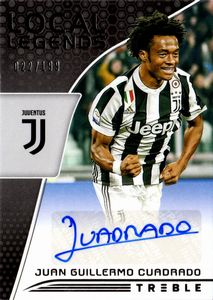 Juan  Cuadrado - Juventus - Panini Treble Soccer Local Legends 22/199
