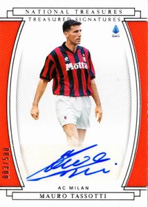 Mauro  Tassotti - Milan - Panini Chronicles Treasured Signatures 3/500