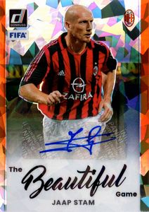 Jaap  Stam - Milan - Panini Donruss Orange Cracked Ice