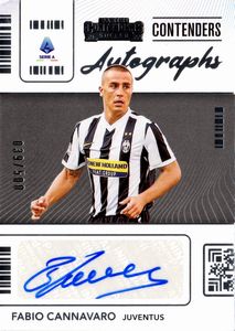 Fabio  Cannavaro - Juventus - Panini Chronicles Contenders Serie A 39/500