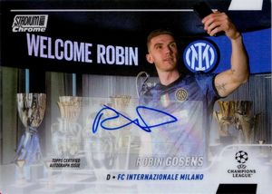 Robin  Gosens - Inter - Topps UEFA Stadium Club Chrome