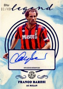 Franco  Baresi - Milan - Topps Pearl UEFA Champions League 01/49