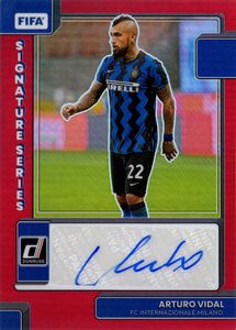 Arturo  Vidal - Inter - Panini Donruss Red Signature Series 3/25